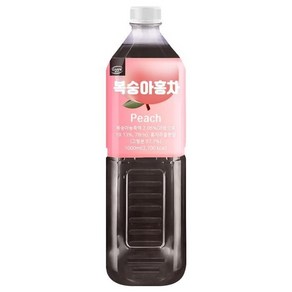 대호 카르페데이 복숭아홍차 액상, 1L, 12개