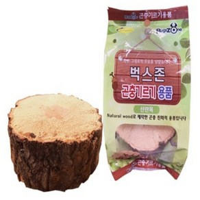 네로앤펫 벅스존 사슴벌레 산란목 놀이목 먹이접시 곤충 키우기 기르기, 1개