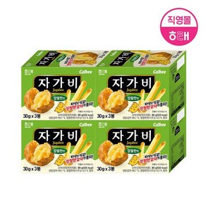 해태제과 자가비 짭짤한맛 90g x 4개, 자가비짭짤한맛90g 4개☆E42*04