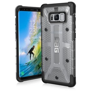 URBAN ARMOR GEAR UAG 삼성 갤럭시 S8+ [6.2 인치 화면] 플라스마 깃털처럼 가벼운 견고한 [ICE] 군용 낙하 테스트 폰 케이스, 얼음