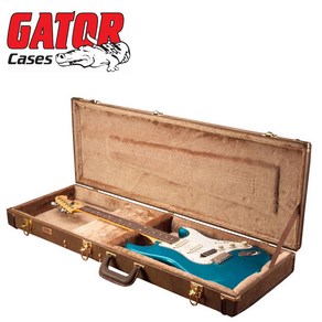 Gato - Deluxe Wood Electic Guita Case Vintage Bown / 게이터 일렉기타 하드케이스 (GW-ELECT-VIN), 1개, *, *