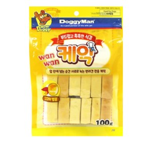 도기맨 케익 강아지 애견 간식, MIX (고구마 벌꿀), 100g, 6개