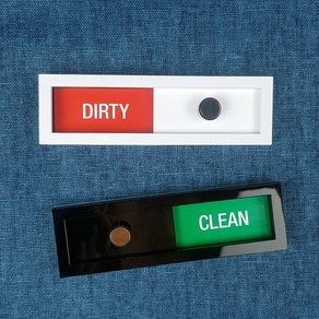 식기세척기 사인 Clean Dirty 자석 주방표시판