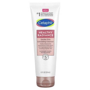 Cetaphil 헬시 래디언스 젠틀 PHA 각질 제거 클렌저 124ml(4.2fl oz)