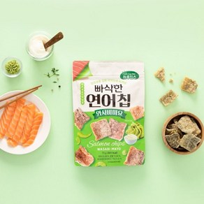 코스트코 티각태각 빠삭한 연어칩 70g x 15입 /와사비마요맛, 1개