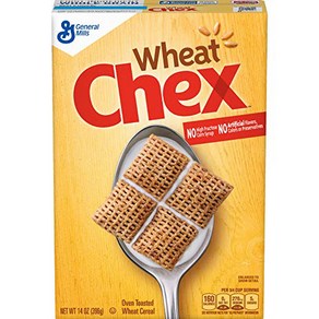 Wheat Chex Ceeal 14.0 OZ (Pack of 6) 밀 첵스 시리얼 14.0 OZ (6팩), 396g, 6개