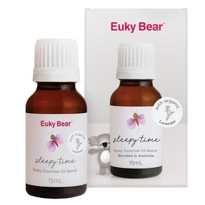 유키베어 슬리피타임 베이비 에센셜 오일 블렌드 Euky Bea Sleepy Time Baby Essential Oil Blend 15ml, 1개