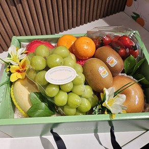 [당도 최상급] 고급 과일선물세트 혼합 3.5kg 명절 부모님 상견례 어버이날 + 고급보자기, 1개