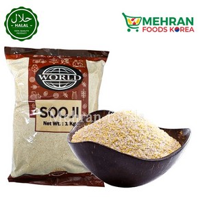 WORLD SOOJI (SEMOLINA)수지 1KG 1개