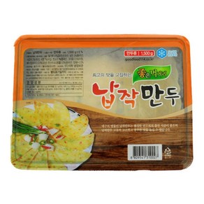 깔끔하게 포장된 20년전통 대구 교동납작만두 대용량 1팩 1.5kg 100장!!, 10개