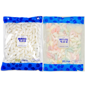 박하향 사탕 750g + 오색 박하향 사탕 700g (박하사탕) 총 2봉 1세트, 1개