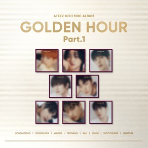 에이티즈 미니 10집 골든아워 GOLDEN HOUR Pat.1 디지팩 미개봉 / 멤버선택, 우영