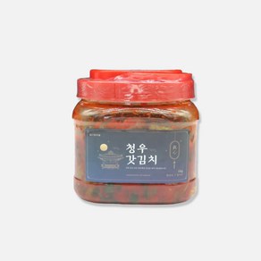[청우김치]알싸하게 맛있는 갓김치, 2개, 1kg