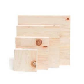 아이베란다 소품제작용 스트링아트 재료, 10.히노끼집성18T 200x200mm