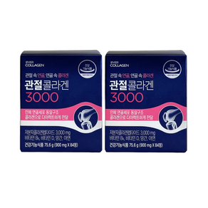 관절 콜라겐 3000 84정 연골 저분자콜라겐펩타이드 2개