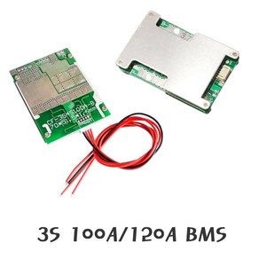 3S 100A 120A 보호회로 18650 BMS 리튬이온 배터리 PCM, BMS 120A, 1개