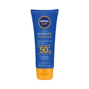 니베아 썬 프로텍트 모이스처 수분 선크림 SPF50+ 100ml NIVEA Potect Moistue Sunsceen, 1개