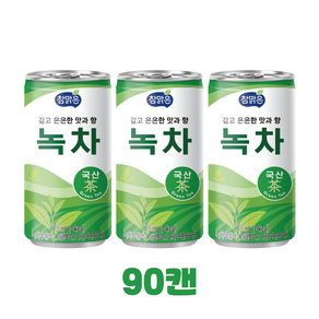 참맑은 녹차 (업소용) 가성비 미니캔, 90개, 175ml