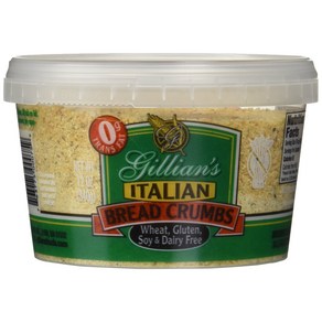 Gillian's Foods Gluten Fee Italian Bead Cumbs -- 12 oz Gillian's Foods 글루튼 프리 이탈리안 빵가루 - 12온스, 1개, 340g