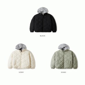 후아유 공용 후드 퀄팅 점퍼 Hood Quilting Jumper WHJJE4911U