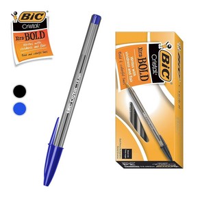 BIC 볼펜 크리스탈 1.6mm Cristal 볼드 빅볼펜