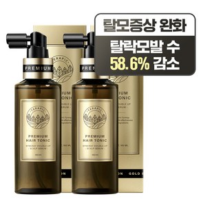 테라픽 프리미엄 헤어토닉 시너지 더블 업 두피 진정&두피 항산화, 160ml, 2개