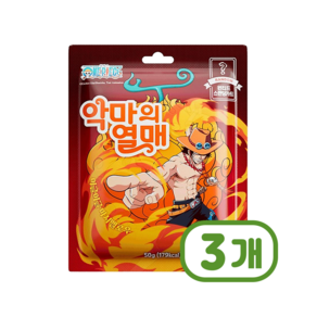 원피스 악마의열매 이글이글마시멜로우 스탠딩카드1개포함 50g x 3개, 150g