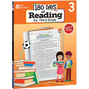 (영문도서) 180 Days of Reading fo Thid Gade 2nd Edition: Pactice Assess Diagnose Papeback, Shell Education Pub, English, 9798765918050