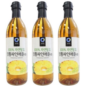 청정원 100% 자연발효 정통 파인애플 식초 800ml 4개 파인애플 식초