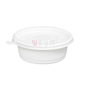 [ILYONG] 원형 죽용기 TY 125파이 소 250ml 600세트 백색