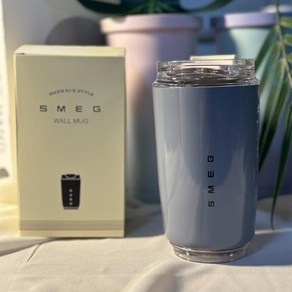 SMEG 휴대용 세라믹 텀블러 보온병 물병 여행용 스테인리스 스틸 자동차 진공 플라스크 주전자 커피 머, 01 Gey_01 240ML, 1개