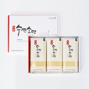 충주 사과 국수 수연소면 선물세트, 250g, 6개