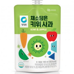 채소담은 키위사과 주스 청정원 100mLx10ea, 10개, 100ml