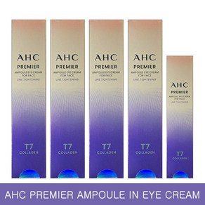 2025 최신상 AHC 아이크림 시즌13 프리미어 앰플 포 페이스 라인 타이트닝 40ml 4개+12ml 1개