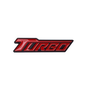 자동차 터보 엠블럼 스티커 / TURBO 뱃지