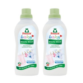 프로쉬 유아용 고농축 섬유유연제 베이비코튼향, 750ml, 2개