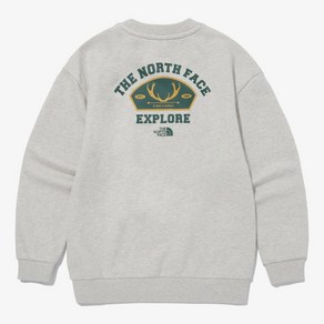 노스페이스키즈 티셔츠 NM5MQ54T 키즈 익스플로어 스웻셔츠 KS EXPLORE SWEATSHIRTS RYY370 VEU787 티