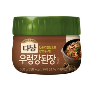 CJ 다담 우렁강된장 양념 500g x 1개, 4개