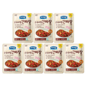 일동후디스 아이얌 순우리쌀 짜장 분말 80g, 7개