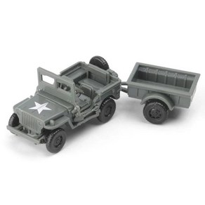 기갑탱크조립장난감 4D 플라스틱 퍼즐 조립 SD.KFZ.7/2 팬저 탱크 모델 2 차 세계 대전 선물 군사 장난감 172, 1개