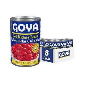 Goya Foods 레드 키드니 빈즈 439.4g(15.5온스) (8팩), 15.5 Ounce (Pack of 8), 1) 15.5 Ounce (Pack of 8), 439.4g