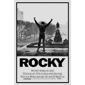 POSTER STOP ONLINE Rocky - Movie Poste (Regula S POSTER STOP ONLINE Rocky - 영화 포스터(일반 스타일 - 승리 포즈), 프레임 없음 - 여러 가지 색상