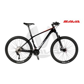 [사바코리아] 사바 M6 DEORE 30단 27.5인치 카본 MTB 자전거 2022, Black/Red, 17, 1개