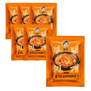 놀부 햄가득 부대찌개, 6개, 600g