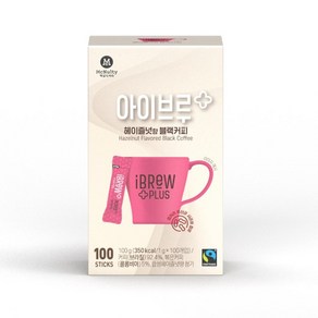 맥널티 아이브루 헤이즐넛향 100T 1+1, 2개, 1g, 100개입