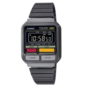 CASIO 카시오 A120WEGG-1B 공용 레트로 디지털워치 크롬블랙