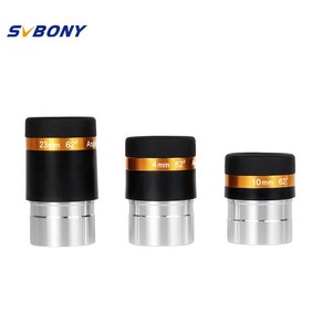 SVBONY WA 62 ° 비구면 HD 1.25'' 4mm/10mm/23mm 망원경 접안 렌즈 완전 코팅 액세서리 천체 망원경용, 03 23mm