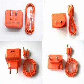 JBL 플립 3 4 펄스 2 차지 스피커용 USB 충전기 전원 충전 코드 오렌지 5V AC 어댑터, 3.AU Plug