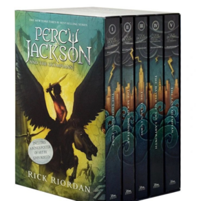 Percy Jackson and the Olympians 5 Book Paperback Boxed Set (New Covers W/Poster)