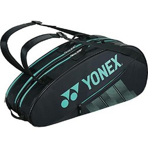 YONEX 요넥스 테니스 라켓 케이스 6개 수납 가능 가방 피콕 그린(502) 외